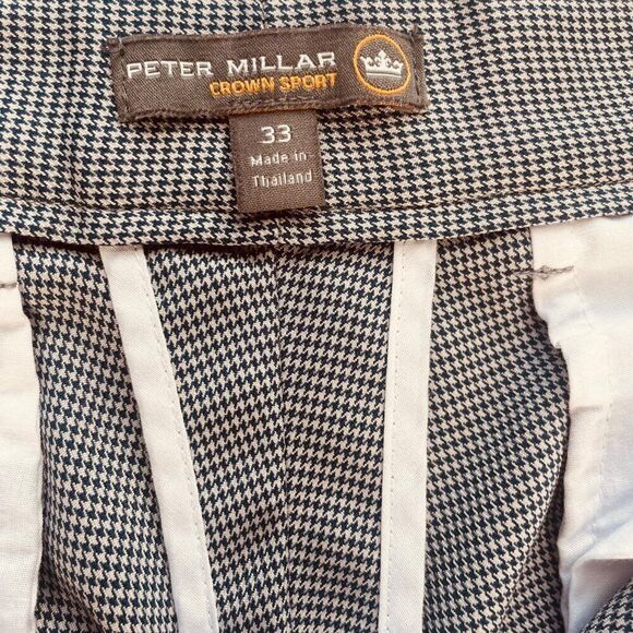 Peter Millar Crown Sport Herringbone Athletic Golf Short - Picture 4 of 10